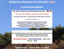 Tablet Screenshot of bernstein-artikel.de